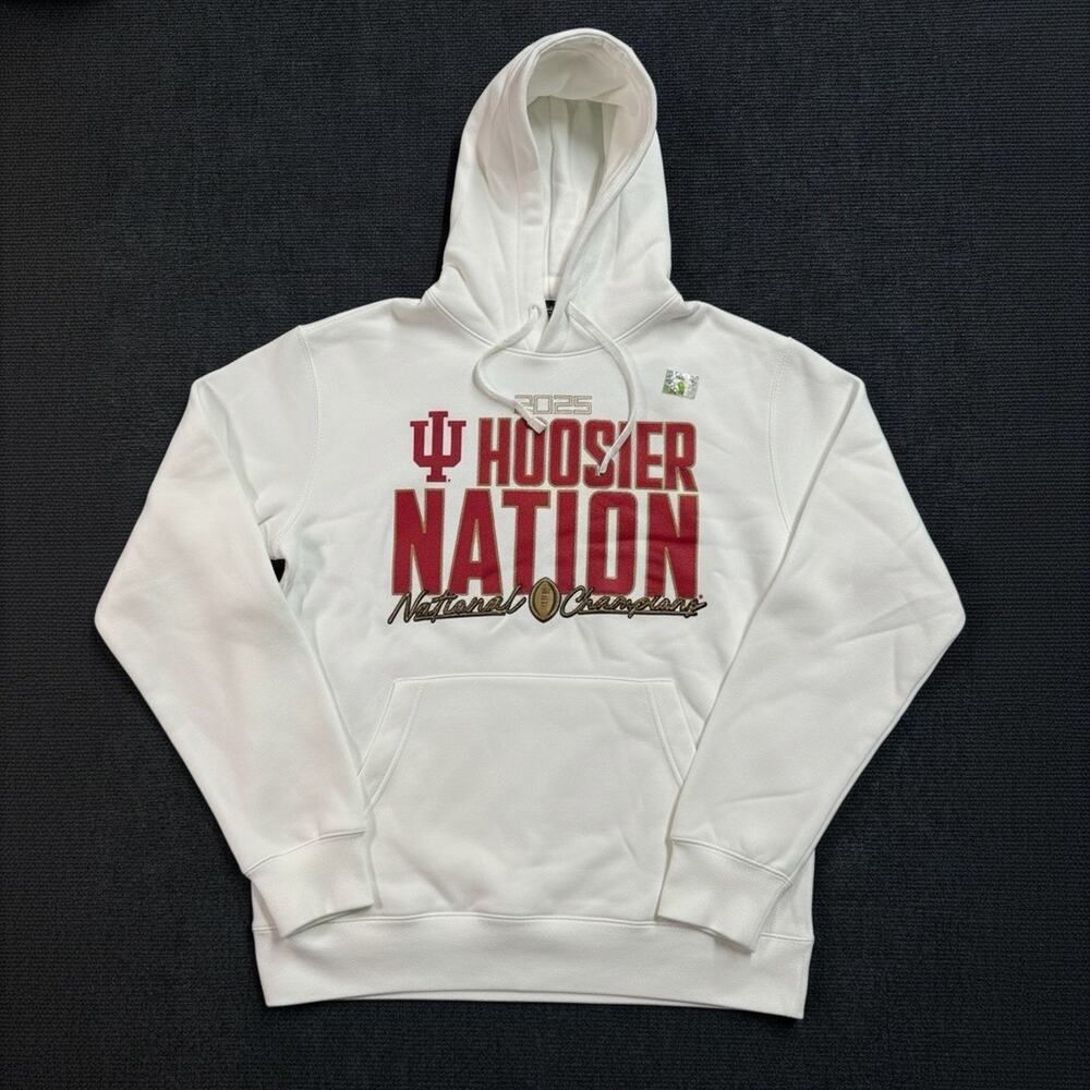 Indiana Hoosiers College Football Playoff 2025 National Champions Mens M NEW